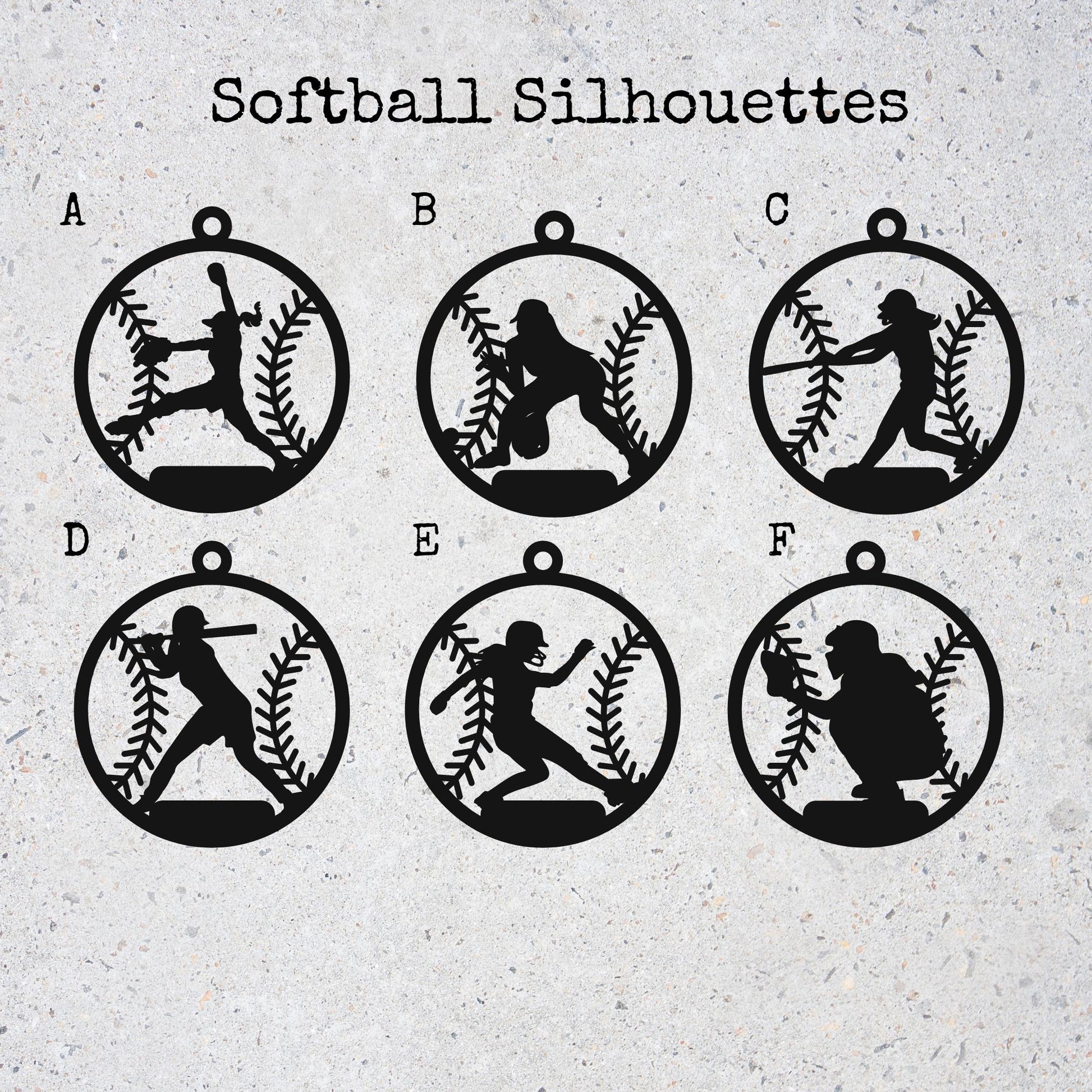 Personalized Softball Christmas Ornament- Softball Player Holiday Keepsake