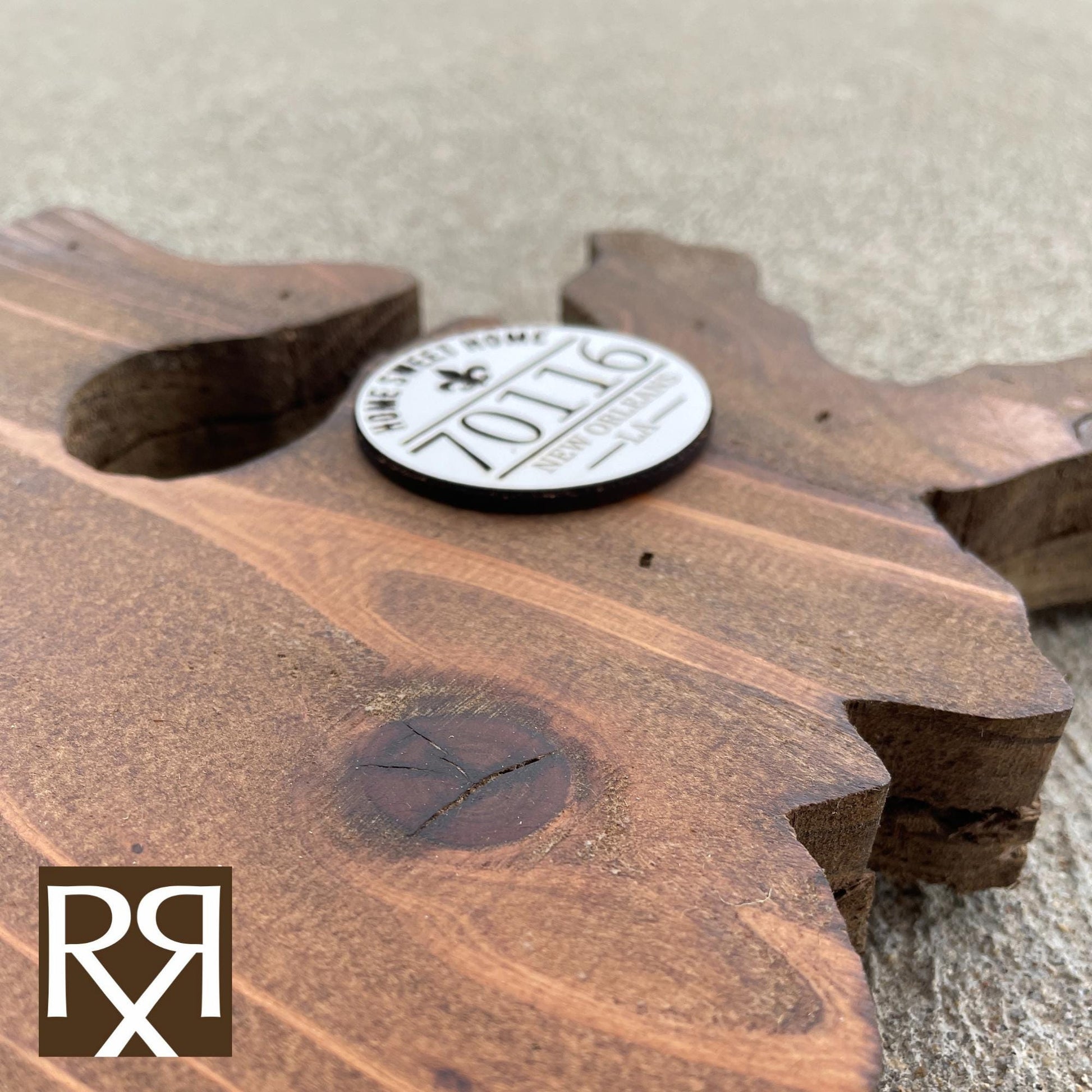 Custom State Wood Sign – Personalized Zip Code Wall Art – Rustic Home Sweet Home Decor