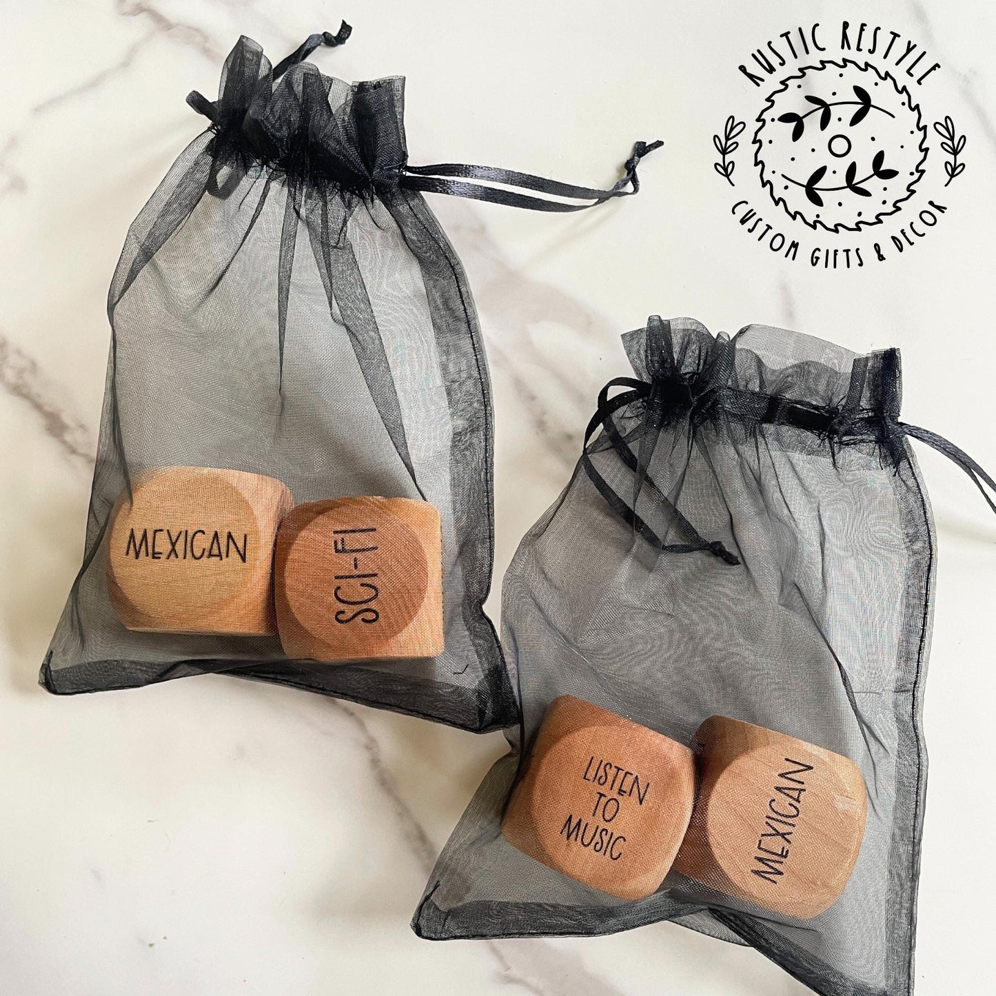 Design your own Dinner Dice, lunch dice, restaurant dice etc.