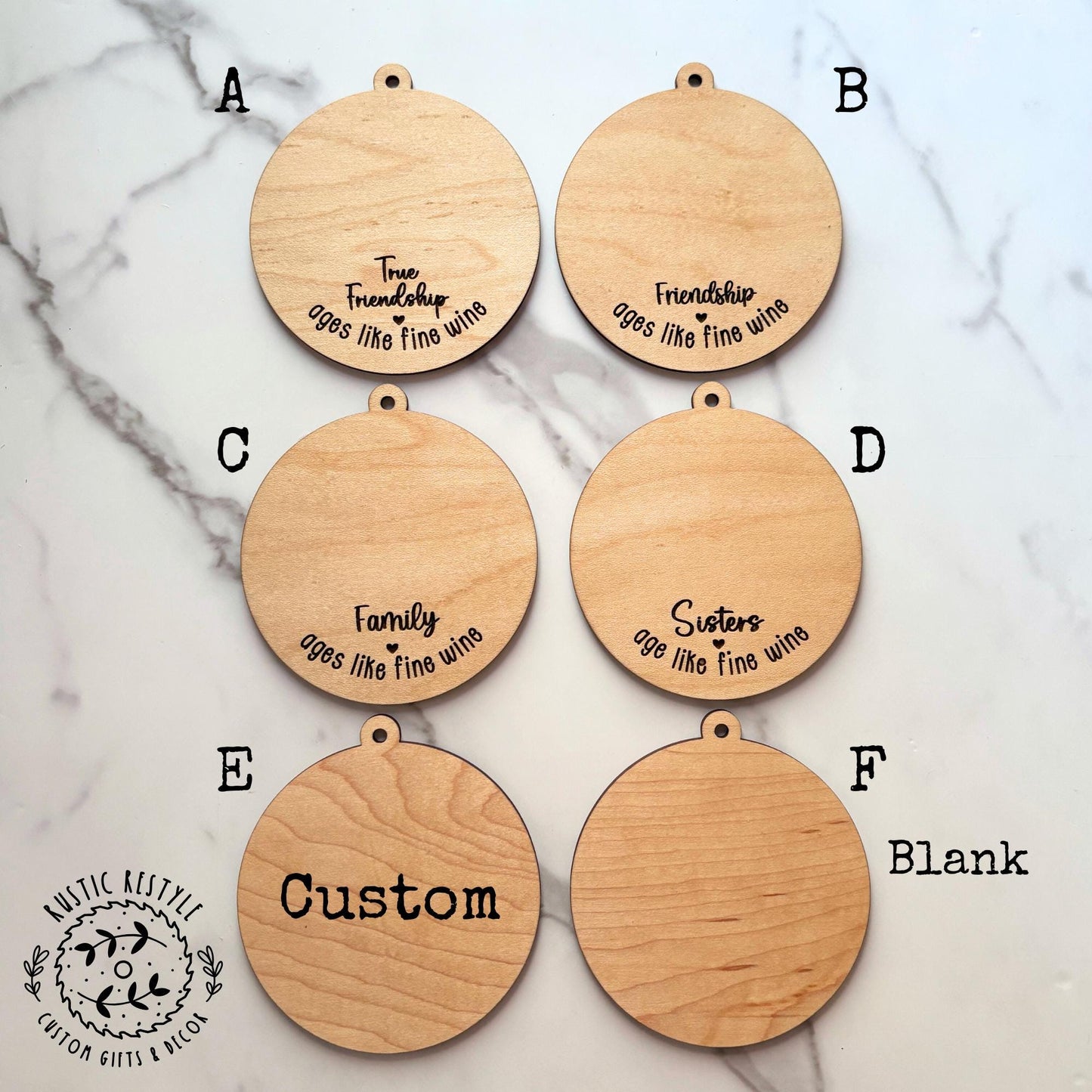 Personalized Wine Bottle Christmas Ornament – Custom Names (Up to 8), girls' wine trip vacation