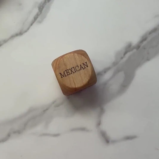 Design your own Dinner Dice, lunch dice, restaurant dice, craft, activity, and study dice