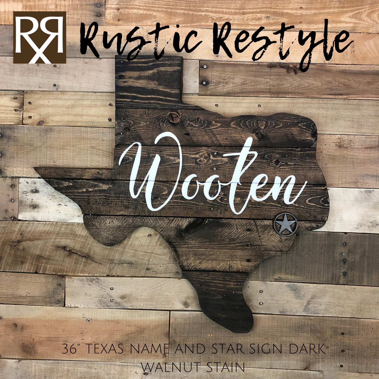 Last name wood sign, pallet sign wall art, wood state art, new home wood sign, rustic home decor, wooden Texas sign, pallet signs, signage - Rustic Restyle