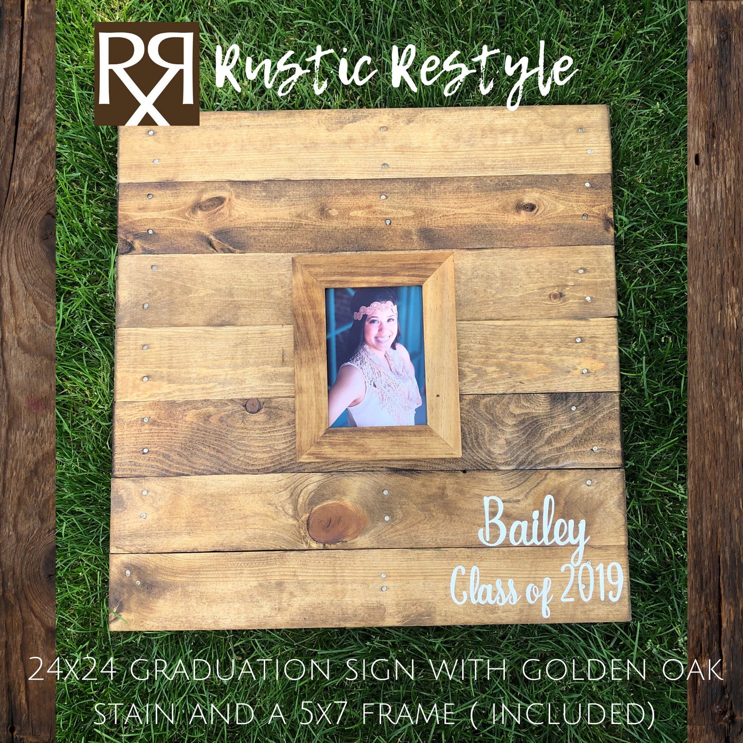 24X24 personalized graduation guest book party decor, class of 2022, high school commencement sign in book, college graduate memento