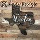 36" Last name wood Texas pallet sign, wood state wall art, new home wood sign, rustic home decor, wooden Texas sign, pallet signs, signage