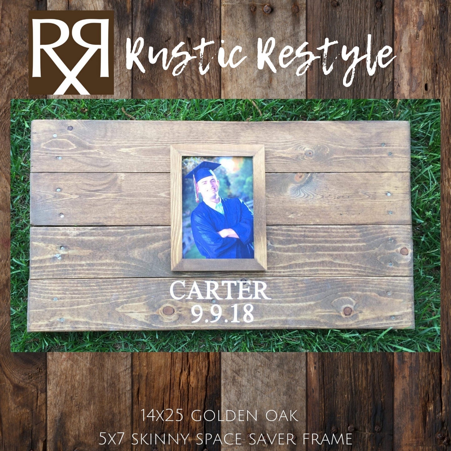 High school Graduation Guest book, A personalized custom Gift for graduate With Photo, 14x25