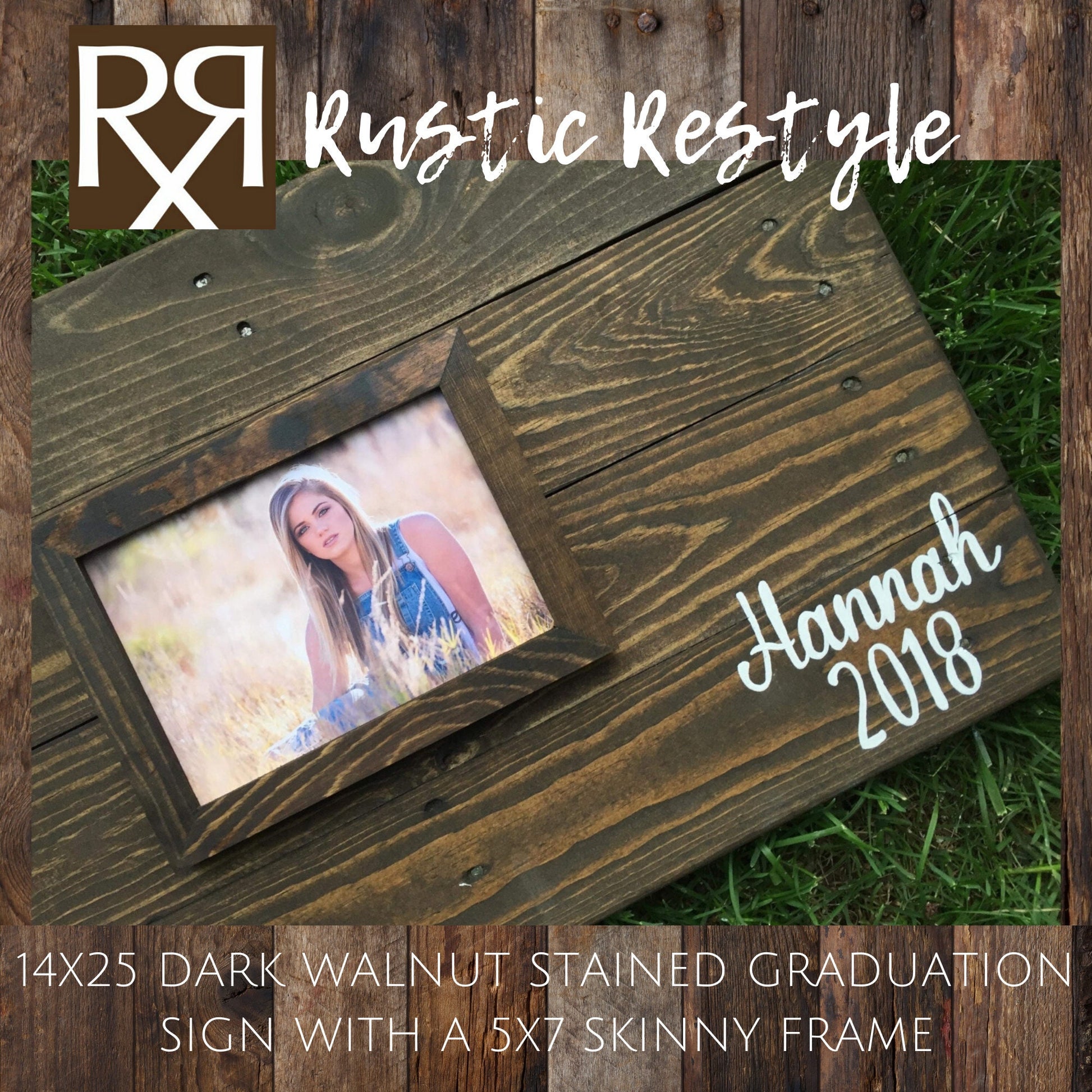 High school Graduation Guest book, A personalized custom Gift for graduate With Photo, 14x25