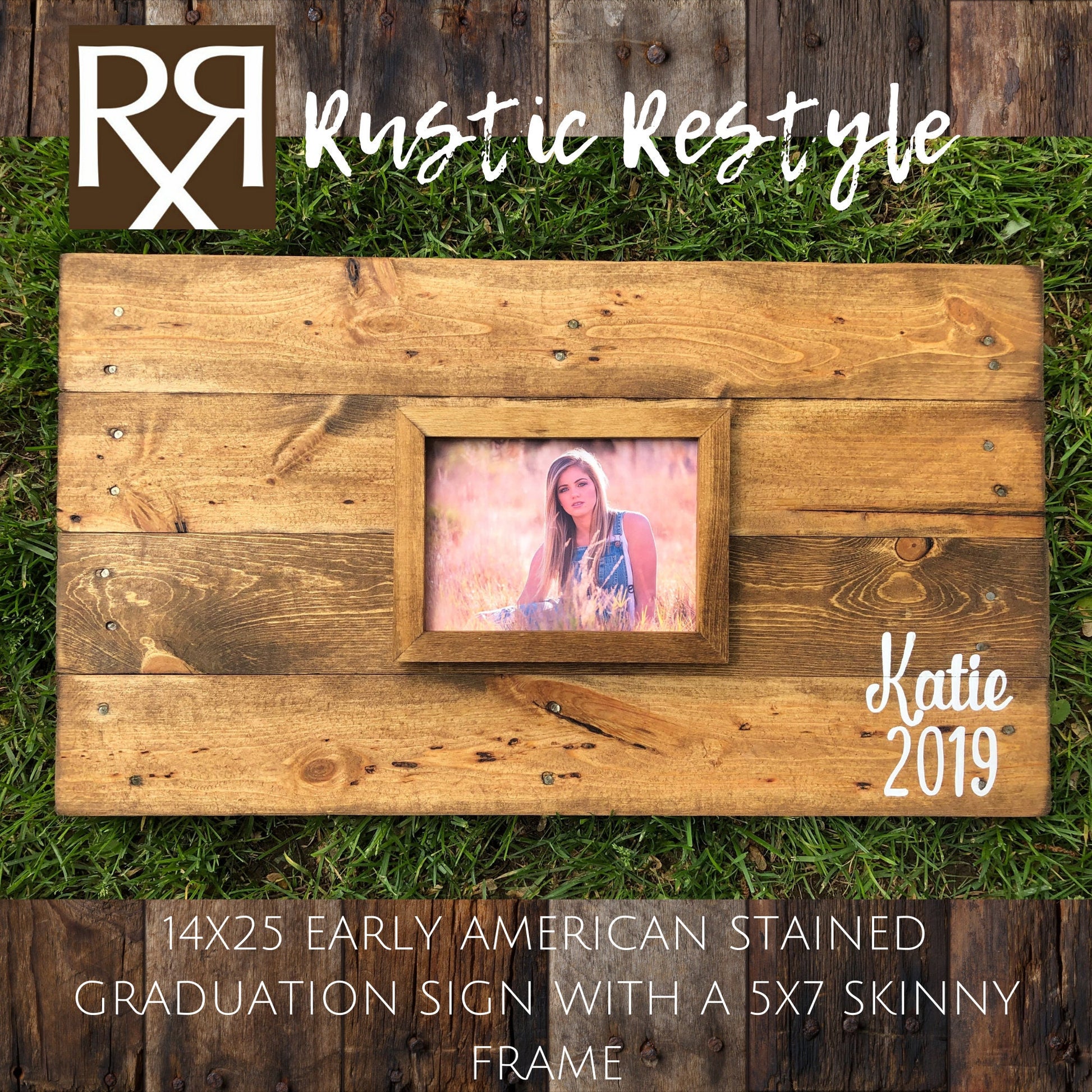 High school Graduation Guest book, A personalized custom Gift for graduate With Photo, 14x25