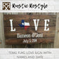 Personalized Texas flag love sign- recycled pallet home decor- reclaimed wood signs- Texas Decor sign- recycled wood sign- rustic Texas sign