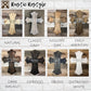 Wood cross Christening Baptism guest book sign, New parent baby gift, god parent or god child present