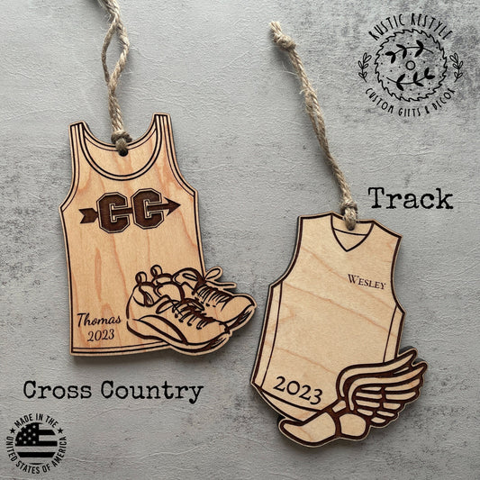 Track or Cross Country Ornament