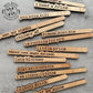 Funny indoor plant markers, wood plant tags for your house plants